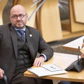 Police sprang into action when a man shouted a hateful term at Scottish Green party co-leader Patrick Harvie (Picture: Jane Barlow - WPA Pool/Getty Images)