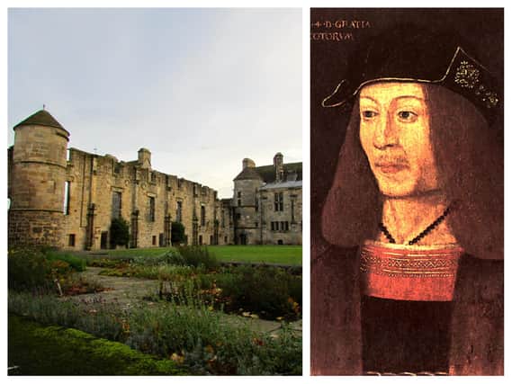 James IV and his residence at Falkland Palace. PIC: Contributed.