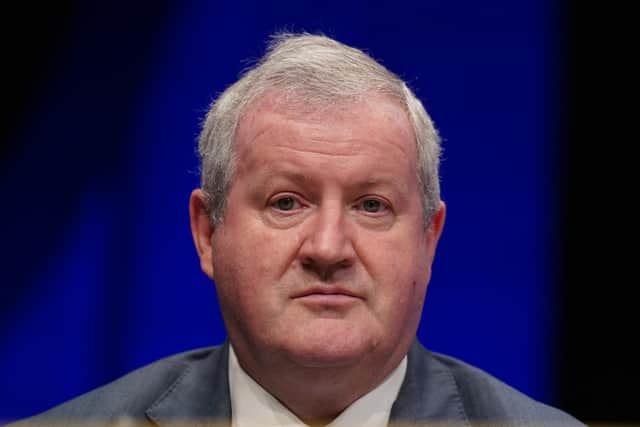 Ian Blackford, SNP Westminster Leader at the SNP conference at The Event Complex Aberdeen (TECA) in Aberdeen , Scotland.