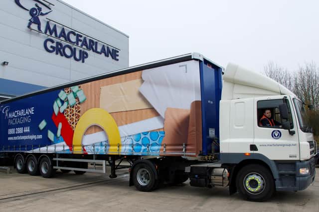 Headquartered in Glasgow, Macfarlane Group employs some 1,000 people at 43 sites, principally in the UK, as well as in Ireland, Germany and the Netherlands.