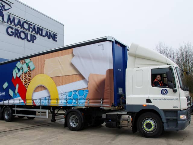 Headquartered in Glasgow, Macfarlane Group employs some 1,000 people at 43 sites, principally in the UK, as well as in Ireland, Germany and the Netherlands.
