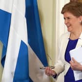 Nicola Sturgeon announced the economic plans the Scottish Government has for an independent Scotland at Bute House.(Picture: Andrew Milligan - Pool/Getty Images)