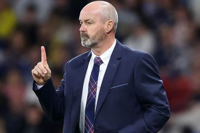 Scotland manager Steve Clarke.