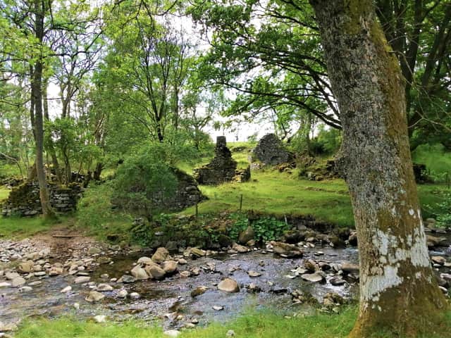 The last property in Lawers was vacated in 1936 with the village slowly decaying since then. Last summer, the remnants were bought by a Glasgow-based businessman. PIC: Mark Bridgeman.