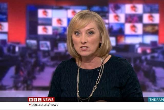 BBC News presenter Martine Croxall has been taken off air amid claims she showed bias after Boris Johnson pulled out of the Tory leadership contest.