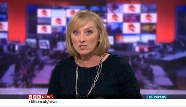 BBC News presenter Martine Croxall has been taken off air amid claims she showed bias after Boris Johnson pulled out of the Tory leadership contest.