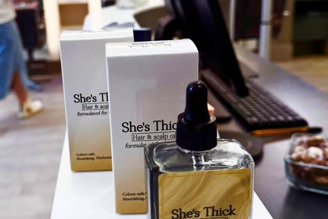 She's Thick now available in select salons.