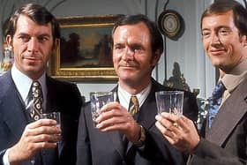 Cheers ... Richard Easton, Patrick O'Connell and Robin Chadwick were The Brothers