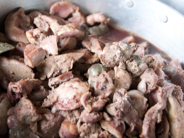 Either freeze-dried, baked or boiled, beef liver makes for a particularly nutritious doggy treat.