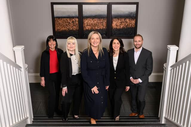 Karen Deans, Abigail Meek, Maureen Matheson, Victoria Lawson and Graham Mackintosh. Picture: Ian Georgeson Photography
