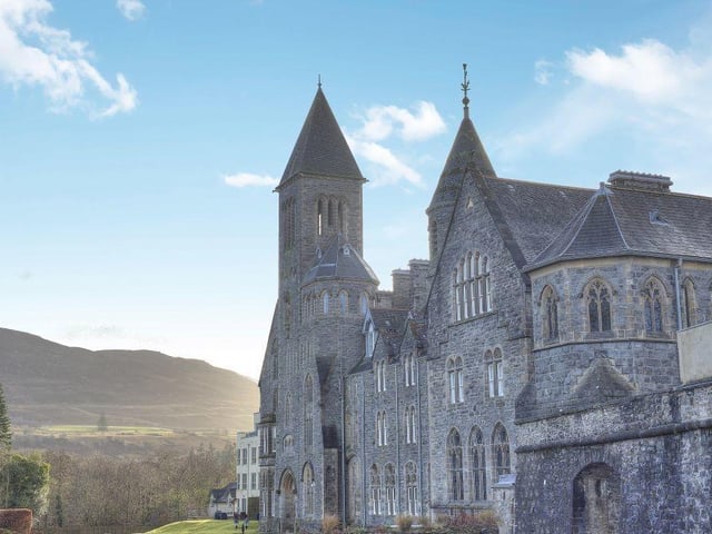 Abbey exterior.