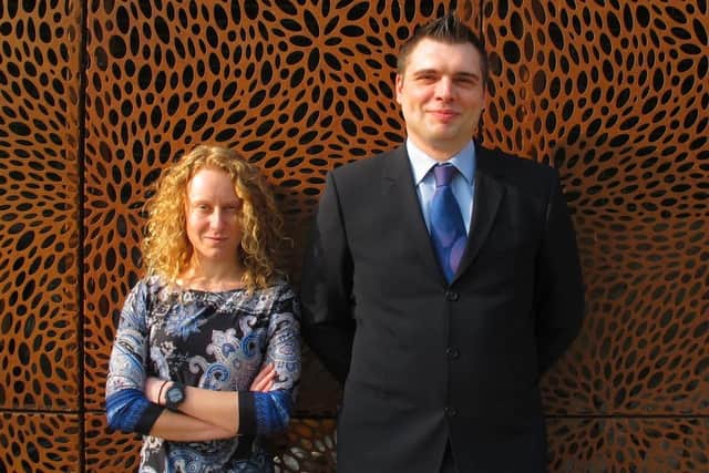 Dr Monika Tomecka and Dr Brian Miller, who founded the firm in 2017. Picture: contributed.