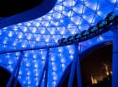 The TRON Lightcycle / Run at Walt Disney World Resort in Florida. Pic: PA Photo/Disney.