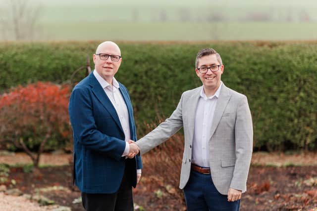 Andrew Morrison (left) and Chris Denyer, who have launched Aspire Bidding.