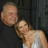 Mira Sorvino, right and father Paul at the premiere of "Reservation Road" during the Toronto International Film Festival  (AP Photo/Kathleen Voege, File)