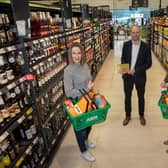 From left: Ashley Connolly of Asda, and John Davidson and Stephanie Pritchard of Scotland Food & Drink. Picture: Jeff Holmes.