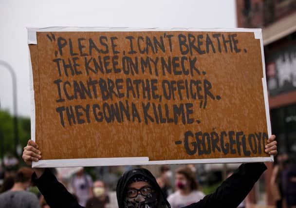 Protestors have been demonstrating against the death of George Floyd outside the 3rd Precinct Police Precinct (Getty Images)