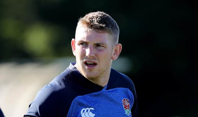 Ruaridh McConnochie is swapping the red rose for the thistle after being named in Scotland's Six Nations squad. (Photo by David Rogers/Getty Images)
