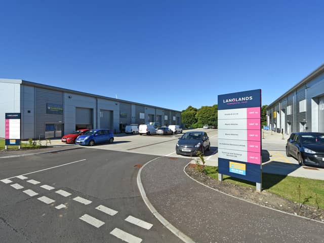 Langlands Commercial Park, East Kilbride, is being built in a series of phases.