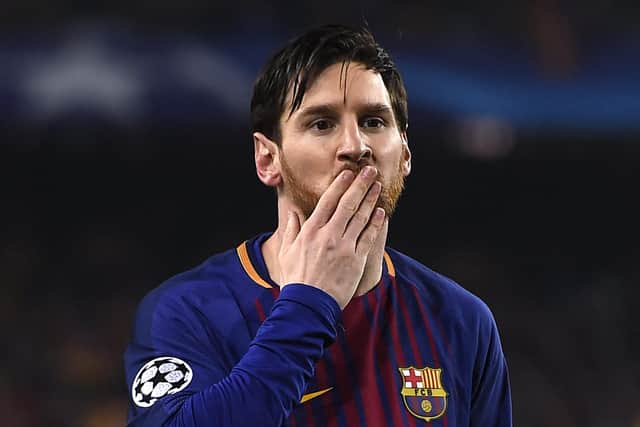 Lionel Messi will end his 20-year career with Barcelona after the Argentine superstar failed to reach agreement on a new deal with the club, the Spanish giants announced on August 5, 2021. (Photo by Josep LAGO / AFP) (Photo by JOSEP LAGO/AFP via Getty Images)