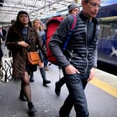 ScotRail peak fares are due to be suspended for six months at some point in 2023-24. Picture: Jane Barlow/PA