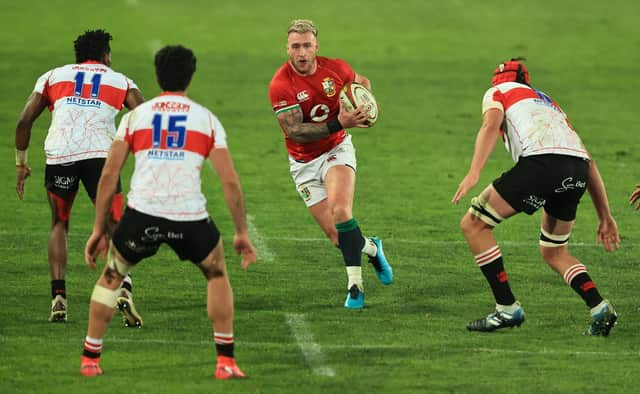 Stuart Hogg captained the British and Irish Lions to victory over the Sigma Lions in the tour opener. Picture: David Rogers/Getty Images