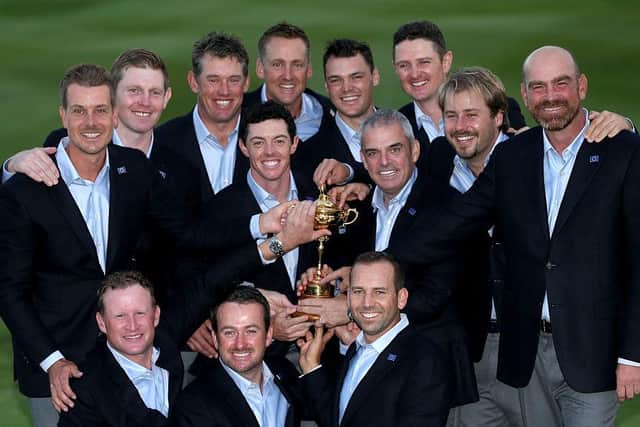 Six of Stepen Gallacher's team-mates in the winning 2014 Ryder Cup at Gleneagles are now LIV Golf players. Picture: Andrew Redington/Getty Images.