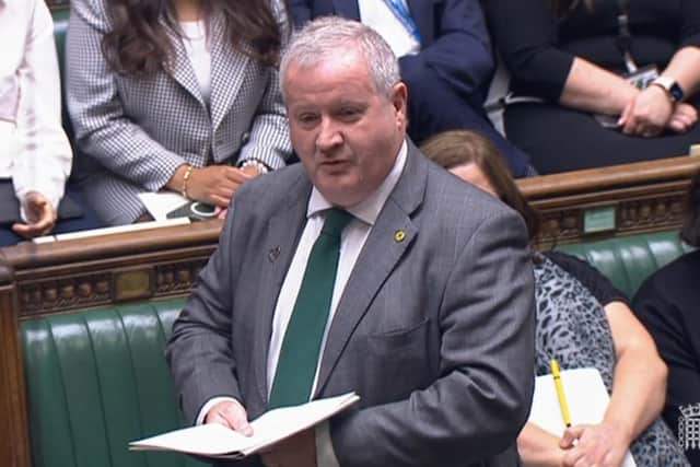 SNP Westminster leader Ian Blackford speaks during Prime Minister's Questions in the House of Commons, London. Picture date: Wednesday July 6, 2022.
