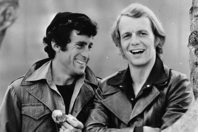 Soul with Starsky & Hutch partner Paul Michael Glaser (Picture: Keystone/Getty Images)