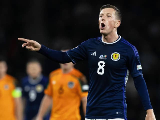 Callum McGregor will be a key figure for Scotland in the Nations League decider against Ukraine on Tuesday.  (Photo by Craig Williamson / SNS Group)