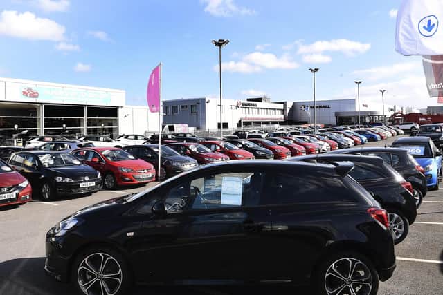 There were 141,583 new cars registered across the UK in April, the Society of Motor Manufacturers and Traders said. That dwarfed the total of 4,321 recorded in the same month in 2020, when the UK was in a full coronavirus lockdown. Picture: Lisa Ferguson