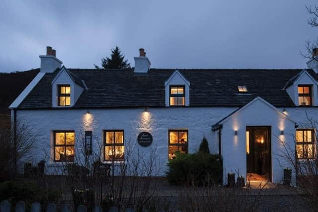 The Restaurant at The Three Chimneys and The House Over-By is housed in a croft cottage adjacent to the rooms.