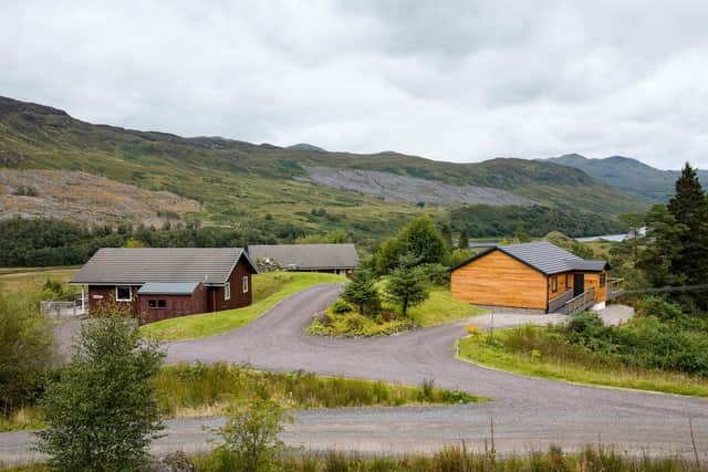Portnellan holiday lodges (Commercial Photography in Glasgow and Scotland).