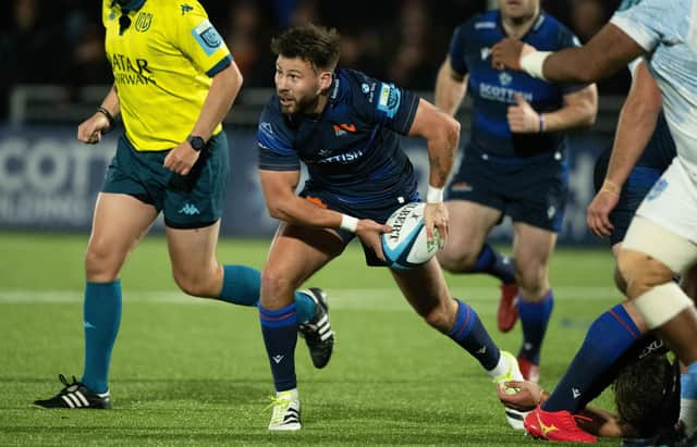 Ali Price in action during his Edinburgh debut after coming off the bench in the win over Bulls. (Photo by Paul Devlin / SNS Group)