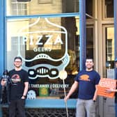 Ben (communications and tech), Fin (co-founder), Pat (co-founder) and Tom (general manager) from Pizza Geeks