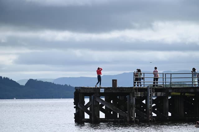 Emergency services are searching the water at Loch Lomond following concern for a person on Friday evening (Photo: John Devlin).