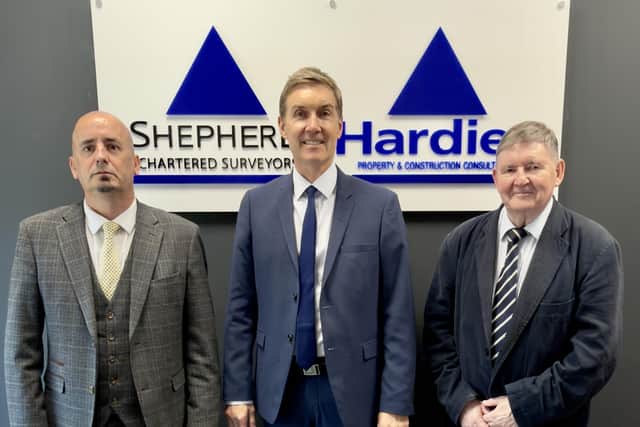 L to R: Douglas Smith, Ian Fergusson and Robert Currie