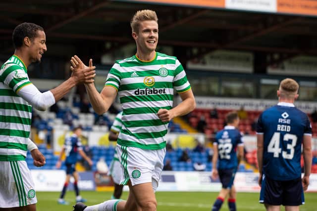 Celtic have used the 3-5-2 the last two games, against Ross County and St Mirren, emerging victorious in both. Picture: SNS