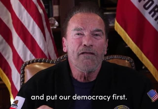 Arnold Schwarzenegger said: "America will come back from these dark days and shine our light once again.”