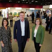 Tanja Kunze, Marshall Dallas and Elaine Miller of the EICC at this week's DDL 2023 conference. Picture: Stewart Attwood
