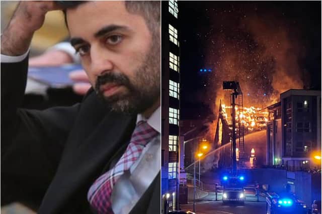 St Simon Partick church fire: Humza Yousaf says blaze at Partick Catholic church is 'devastating' and comes just days after a priest was attacked with a bottle while praying in Edinburgh