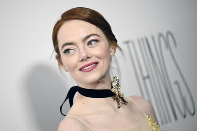 Emma Stone attends a screening of Poor Things in New York. Picture: Evan Agostini/Invision/AP