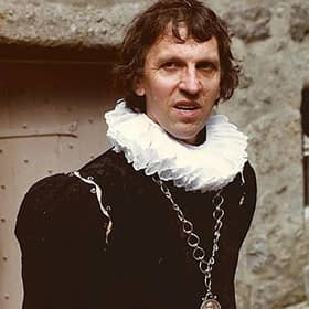 Charles Foster regularly cut a dash in medieval costume