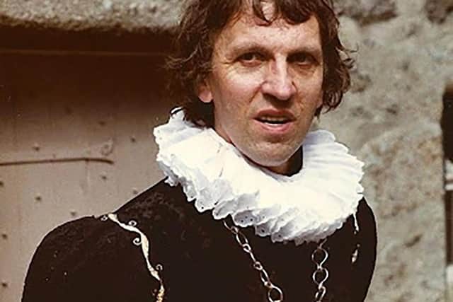 Charles Foster regularly cut a dash in medieval costume