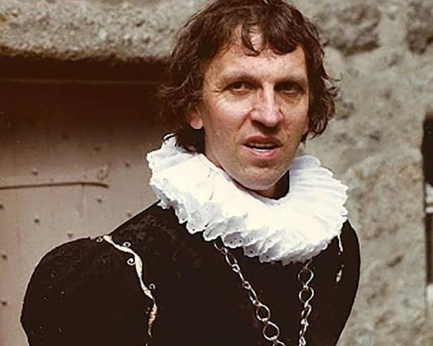 Charles Foster regularly cut a dash in medieval costume