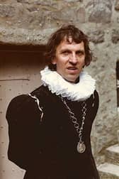 Charles Foster regularly cut a dash in medieval costume
