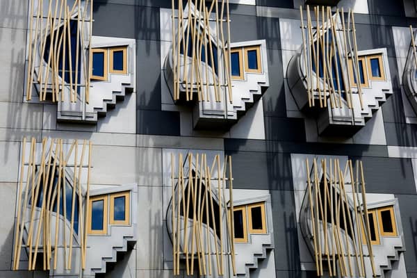 Windows on the Scottish Parliament building in Edinburgh. The time limit for questions and answers will be shortened from the start of the next term. Picture: Getty Images