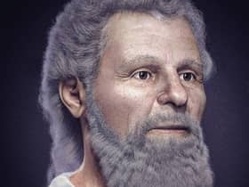 This is a facial reconstruction of Valentine of Rome who is thought to be the original Saint Valentine himself.
