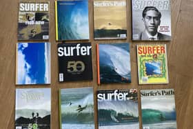 Past editions of The Surfer's Journal, Surfer and The Surfer's Path
