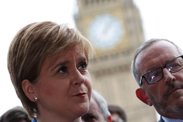 Nicola Sturgeon at Westminster, which undermines Scotland at every turn, says reader (Picture: Adrian Dennis/AFP/Getty)